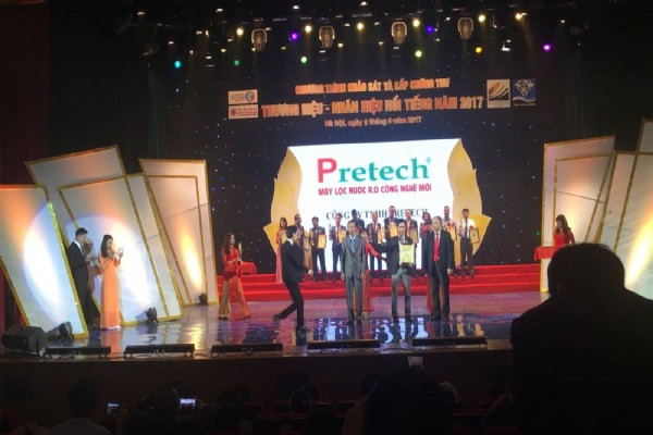 Pretech được bình chọn thương hiệu, nhãn hiệu nổi tiếng nhất Việt Nam