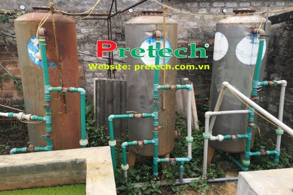 Xử lý nước giếng khoan công ty TNHH Hà Thành