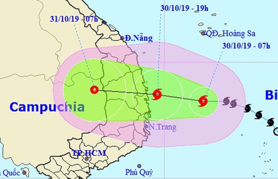 Khánh Hòa cho học sinh nghỉ học 2 ngày để tránh bão số 5