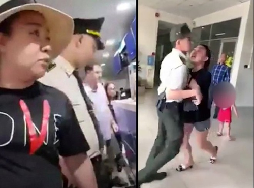 Nữ đại úy gây rối tại Sân bay Tân Sơn Nhất xin lỗi người đăng clip?