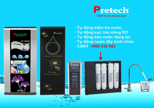 Tại sao nên mua máy lọc nước Pretech? Giải đáp nhanh chóng
