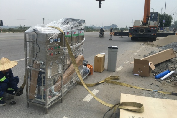 Lắp đặt hệ thống lọc tổng biệt thự cao cấp tại Biệt thự Ciputra Hà Nội
