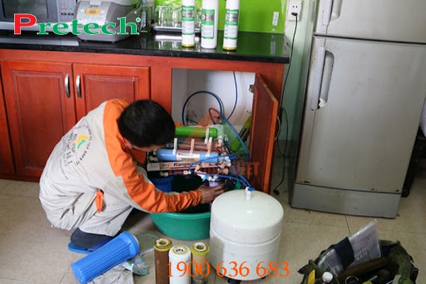 Lý do bạn nên chọn dịch vụ sửa chữa máy lọc nước tại nhà của Pretech Chính hãng
