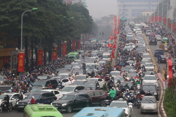 Hà Nội dự kiến cấm xe máy tại các quận sau năm 2025