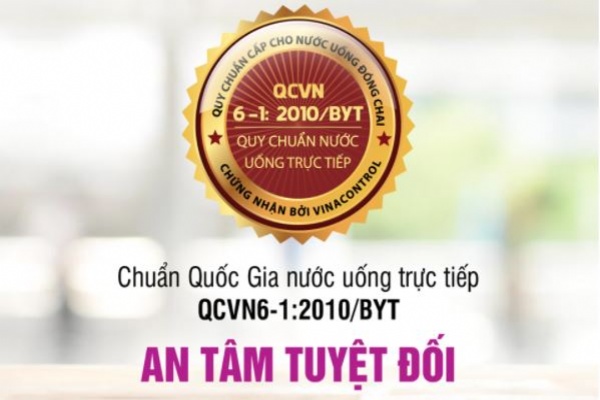 Máy lọc nước Pretech đạt chuẩn quốc gia QCVN6-1:2010/BYT nước uống trực tiếp
