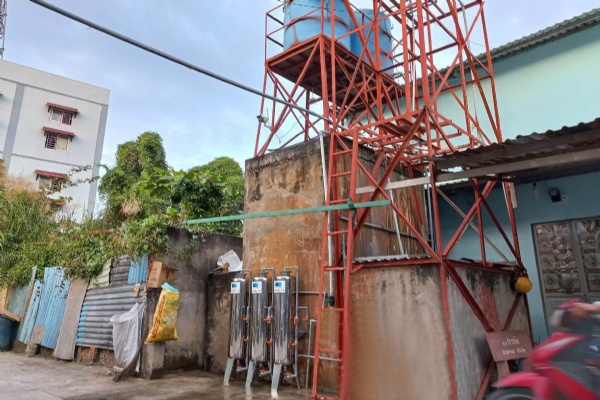 Lọc nước giếng khoan cho nhà trọ tại TP Hồ Chí Minh