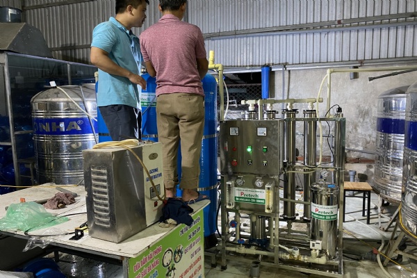 Hệ thống lọc nước RO sản xuất thực phẩm