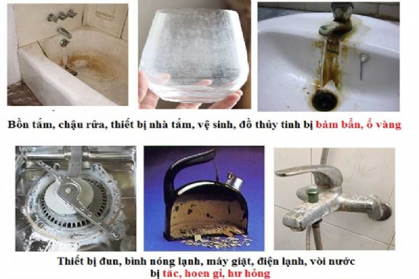 Nhận biết và xử lý nước nhiễm Đá vôi ( canxi ) như thế nào?