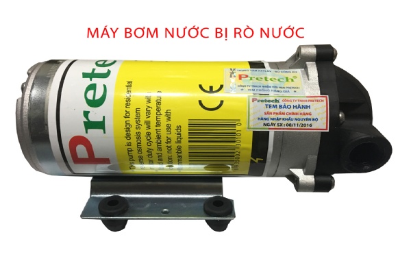 Máy bơm nước bị rò nước, rỉ nước và cách khắc phục
