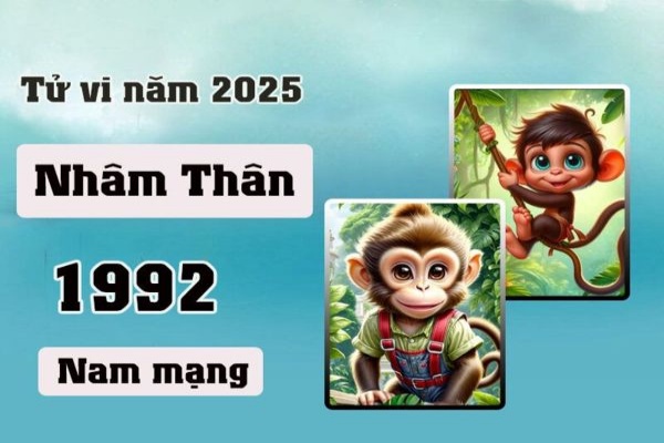 Tử vi tuổi Nhâm Thân 1992 năm 2025 nam mạng