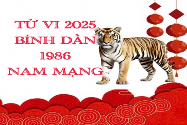 Tử vi tuổi bính dần 1986 năm 2025 nam mạng