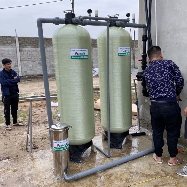 Lọc nước sinh hoạt 5m3 tại Hà Tĩnh