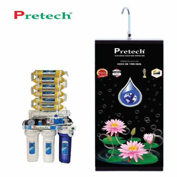 Máy lọc nước RO Pretech MODEL - BT107 (10 lõi, đồng hồ đèn báo)