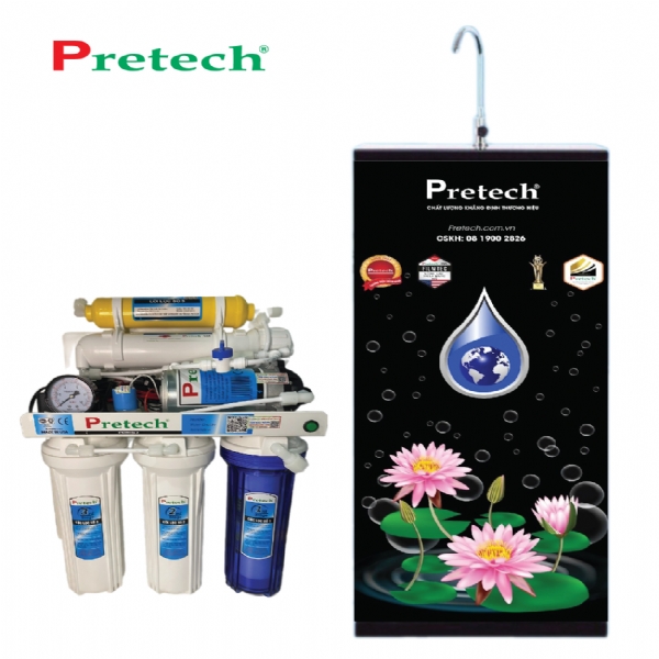 Máy lọc nước RO Pretech MODEL - BT102 (5 lõi, đồng hồ đèn báo)