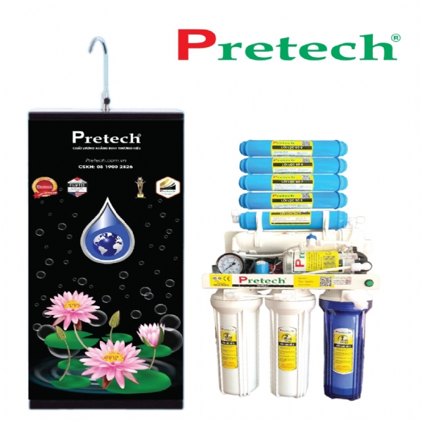 Máy lọc nước Pretech MODEL - W899 (9 lõi Tủ inox mới nhất )