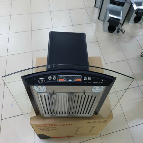 MÁY HÚT MÙI KÍNH CONG CẢM ỨNG GẠT TAY VITTO - MODEL: VT570