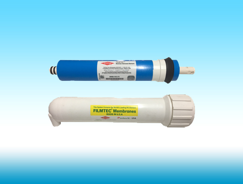 Lõi lọc 4 (màng RO) Nguyên liệu: Màng RO thẩm thấu ngược, có khe lọc đạt 0,0001 micron