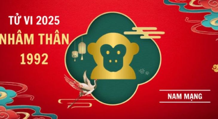 Tử vi nam mạng tuổi Nhâm Thân 1992 trong năm 2025