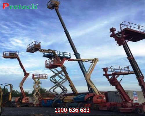 Chi tiết bảng giá bán và cho thuê xe nâng người làm việc trên cao tại Bắc Ninh