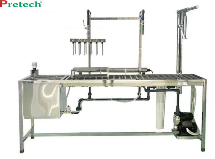 Thiết bị đáp ứng đa dạng nhu cầu chiết rót nước với nhiều dung tích chai