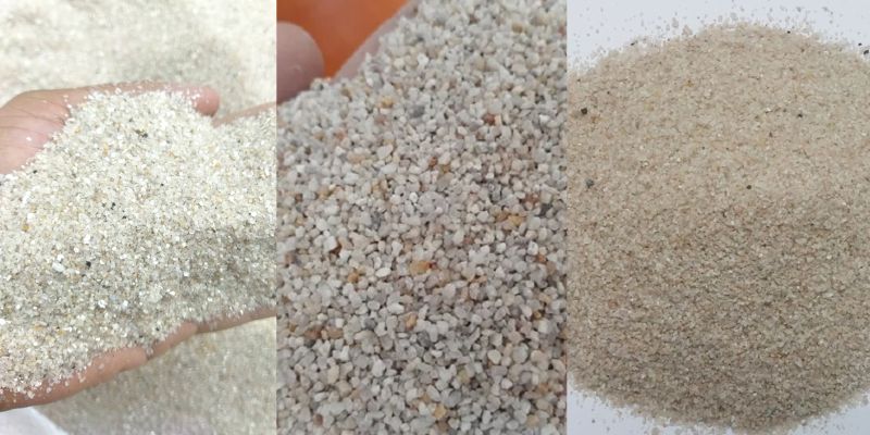 Dòng cát sấy khô tiêu chuẩn có rất nhiều kích thước để bạn chọn