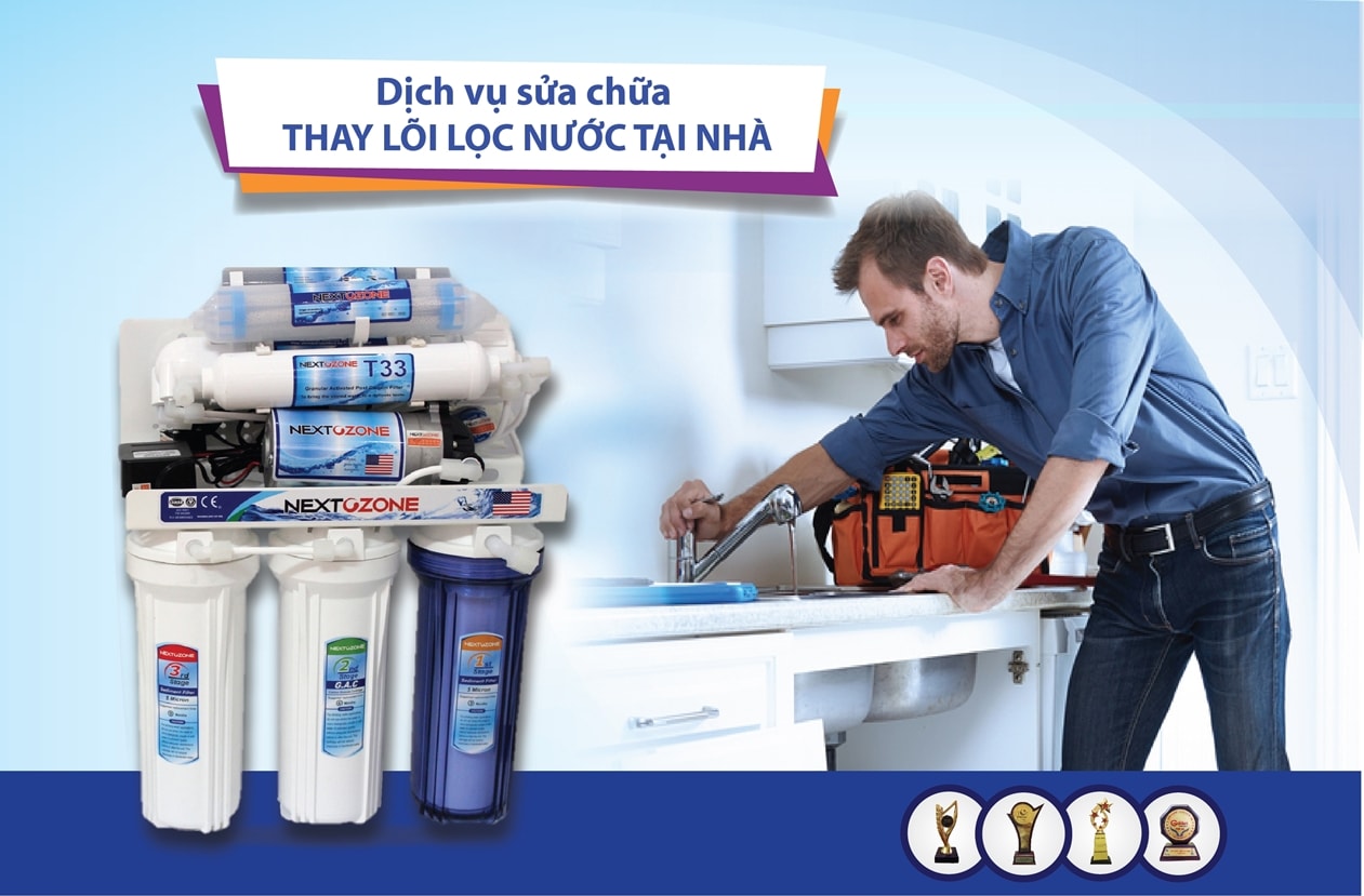 Quy trình dịch vụ sửa máy lọc nước Nano Sky